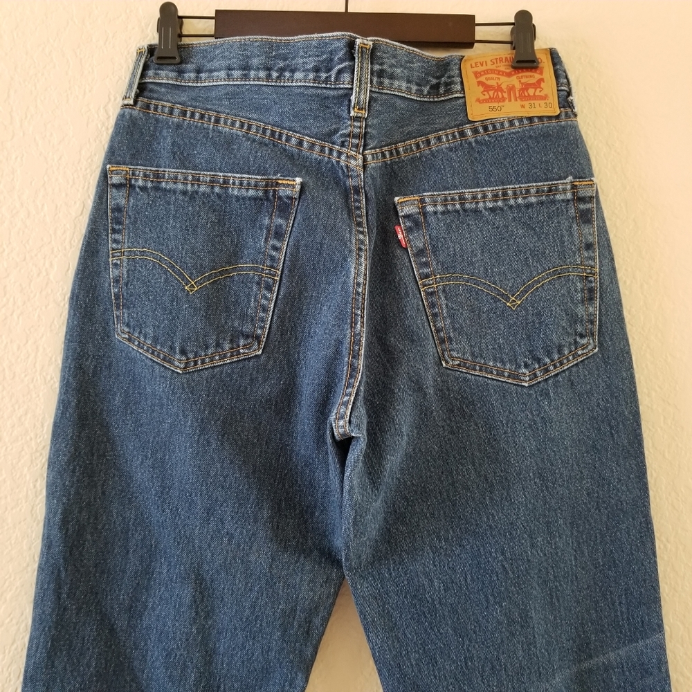 Levi's 550 Relaxed Fit Jeans Size 31x30 - Picture 5 of 8